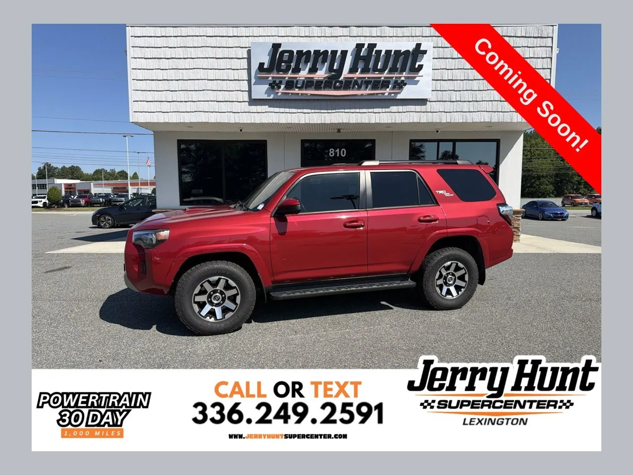 Red 2021 Toyota 4Runner TRD Off-Road for sale in Lexington, NC