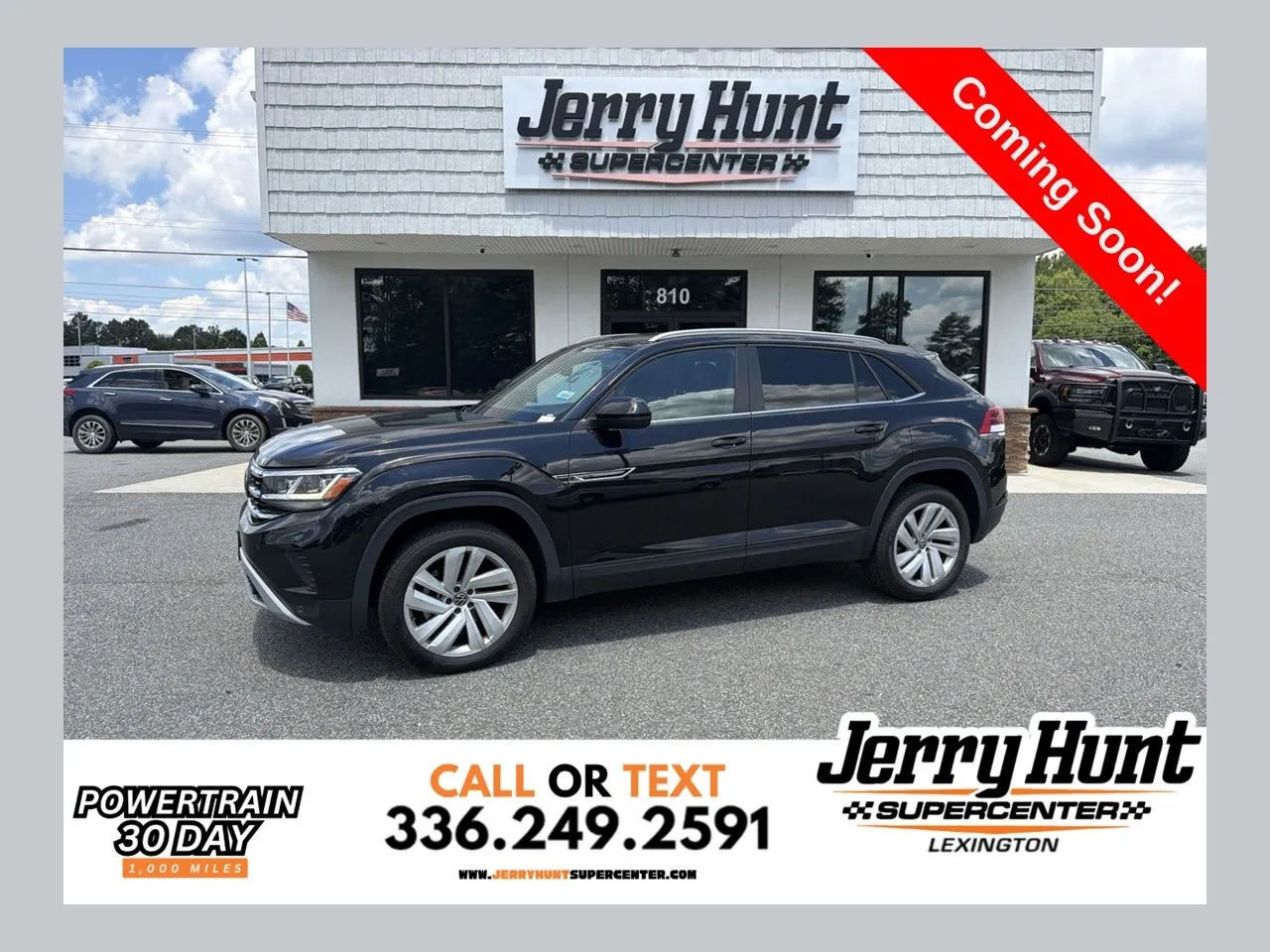 Black 2021 Volkswagen Atlas Cross Sport 2.0T SE w/Technology for sale in Lexington, NC