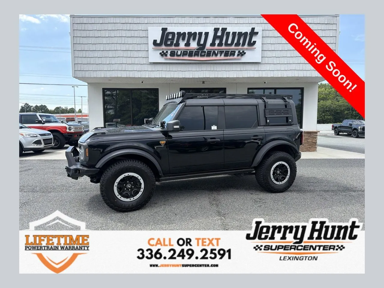 Black 2024 Ford Bronco Badlands for sale in Lexington, NC