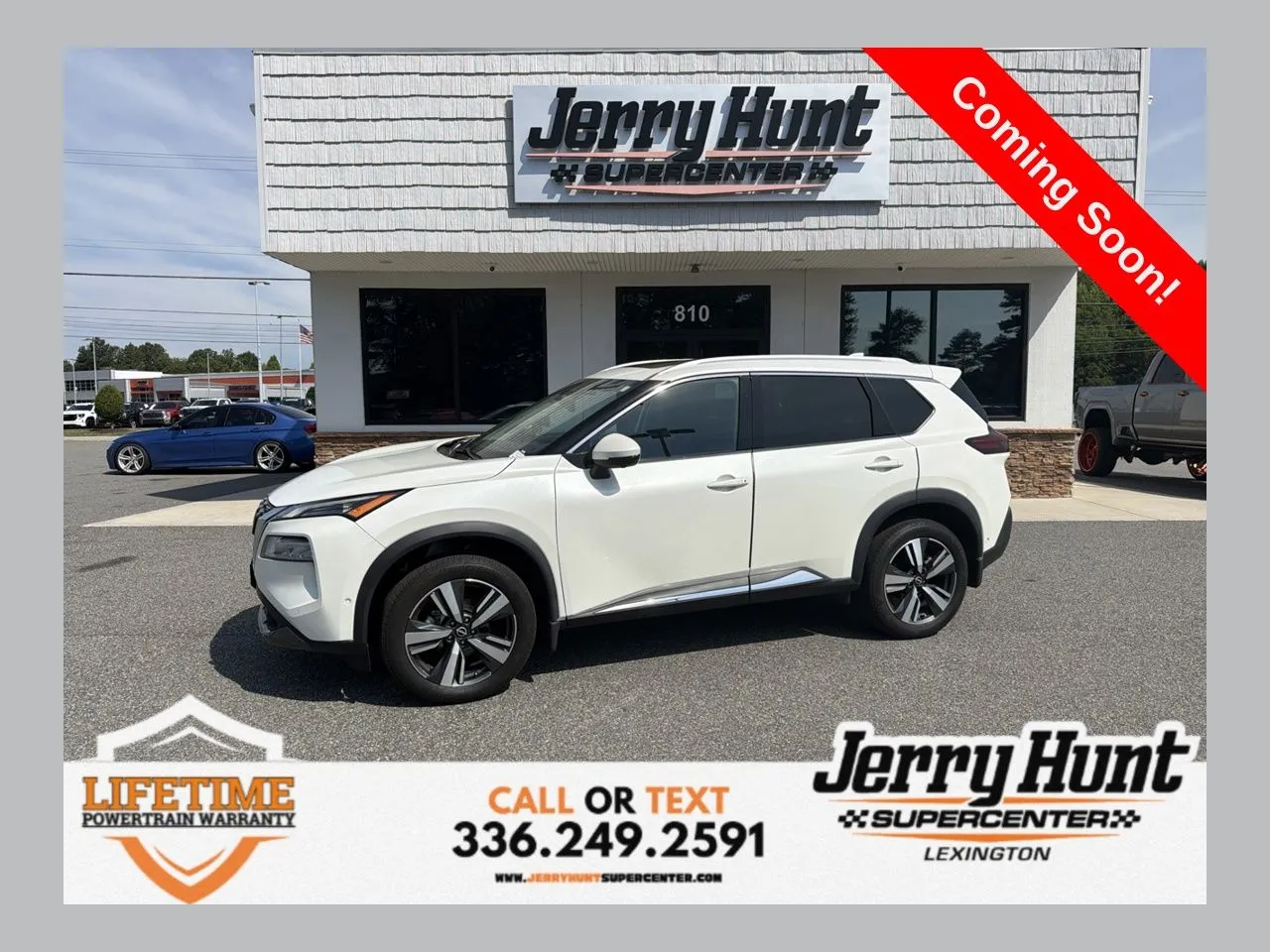 White 2023 Nissan Rogue SL for sale in Lexington, NC