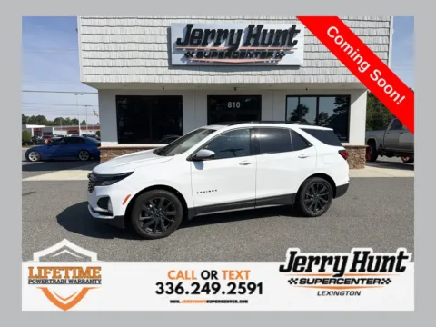 White 2024 Chevrolet Equinox RS for sale in Lexington, NC