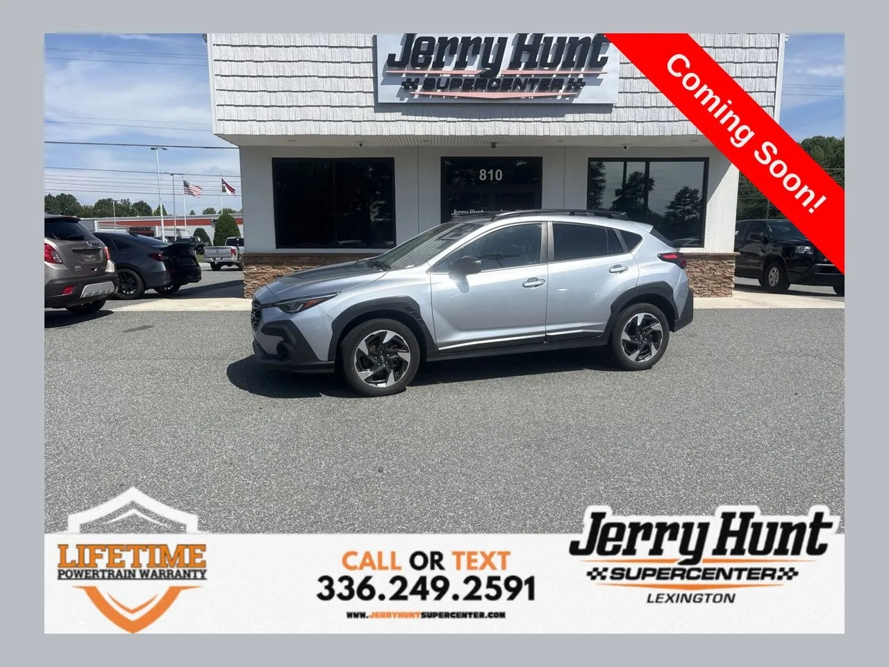 Silver 2024 Subaru Crosstrek Limited for sale in Lexington, NC
