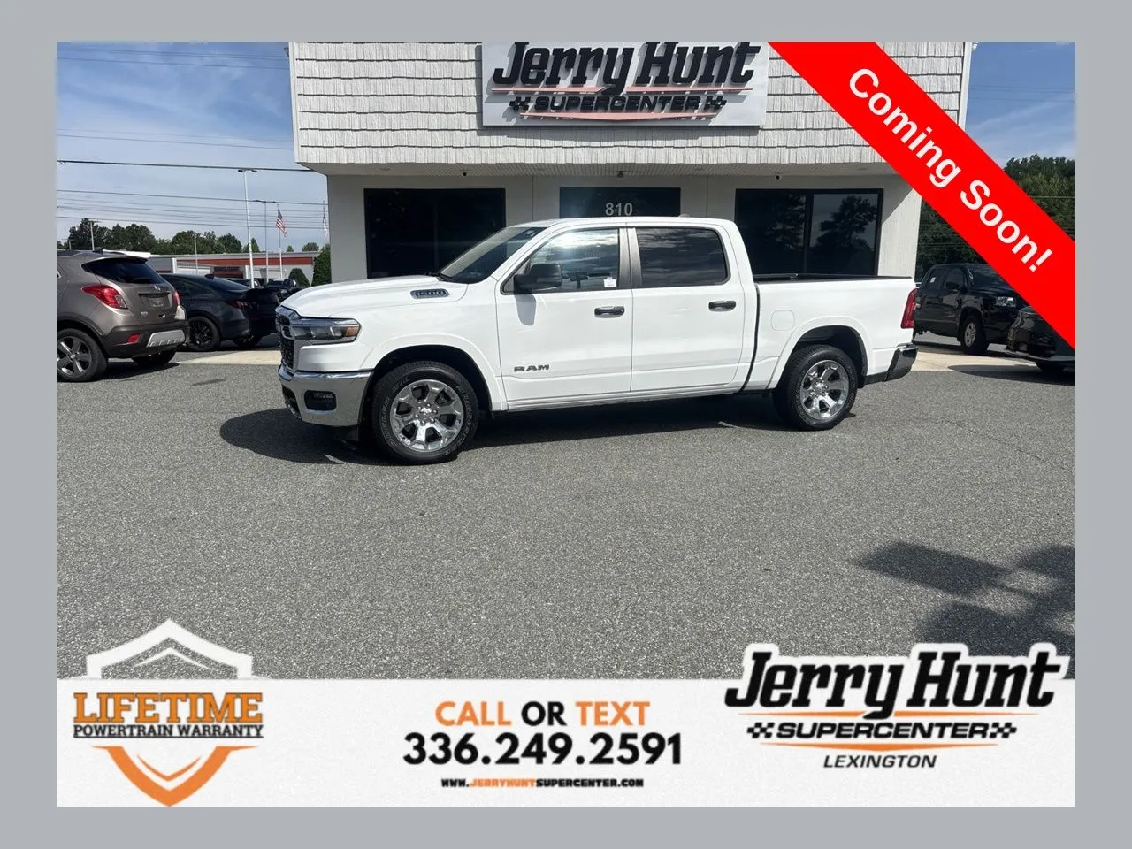 White 2026 Ram 1500 Big Horn/Lone Star for sale in Lexington, NC