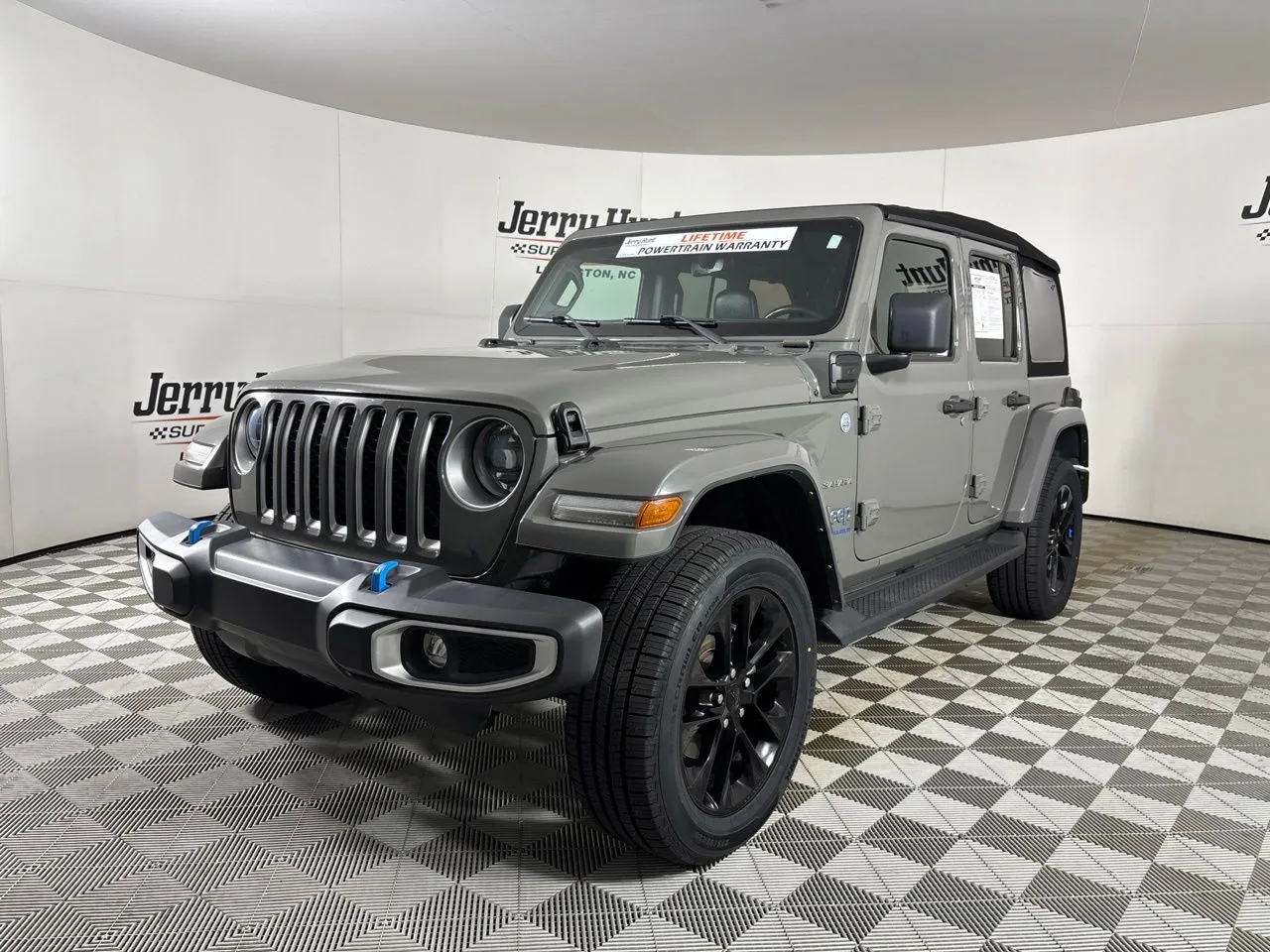 Gray 2023 Jeep Wrangler Sahara 4xe for sale in Lexington, NC