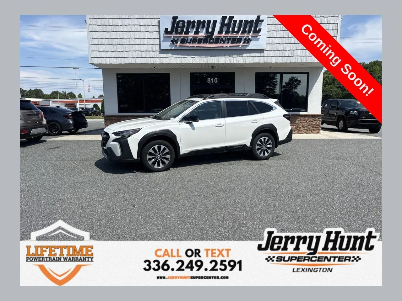 White 2024 Subaru Outback Limited for sale in Lexington, NC