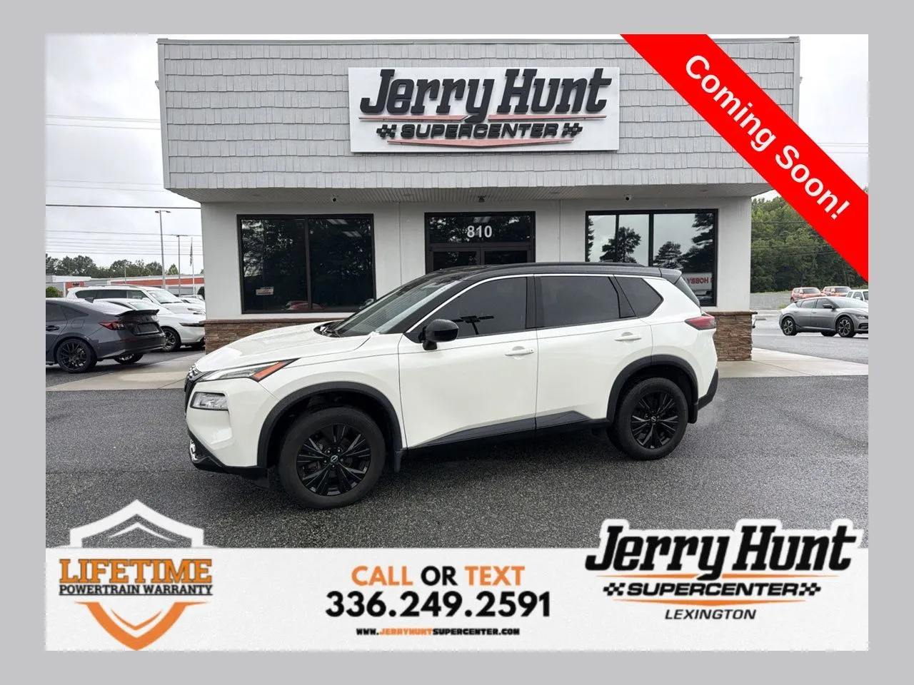 White 2023 Nissan Rogue SV for sale in Lexington, NC