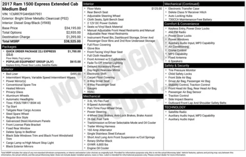 Another view of 2017 Ram 1500 Express for sale in Lexington, NC at Jerry Hunt Supercenter - Lexington