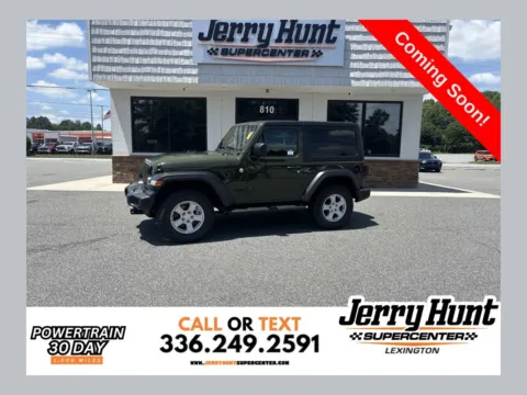 Green 2021 Jeep Wrangler Sport for sale in Lexington, NC