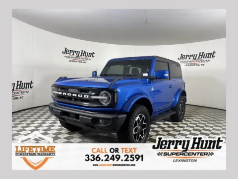 Blue 2023 Ford Bronco Outer Banks for sale in Lexington, NC