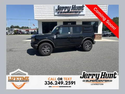 Black 2026 Ford Bronco Big Bend for sale in Lexington, NC
