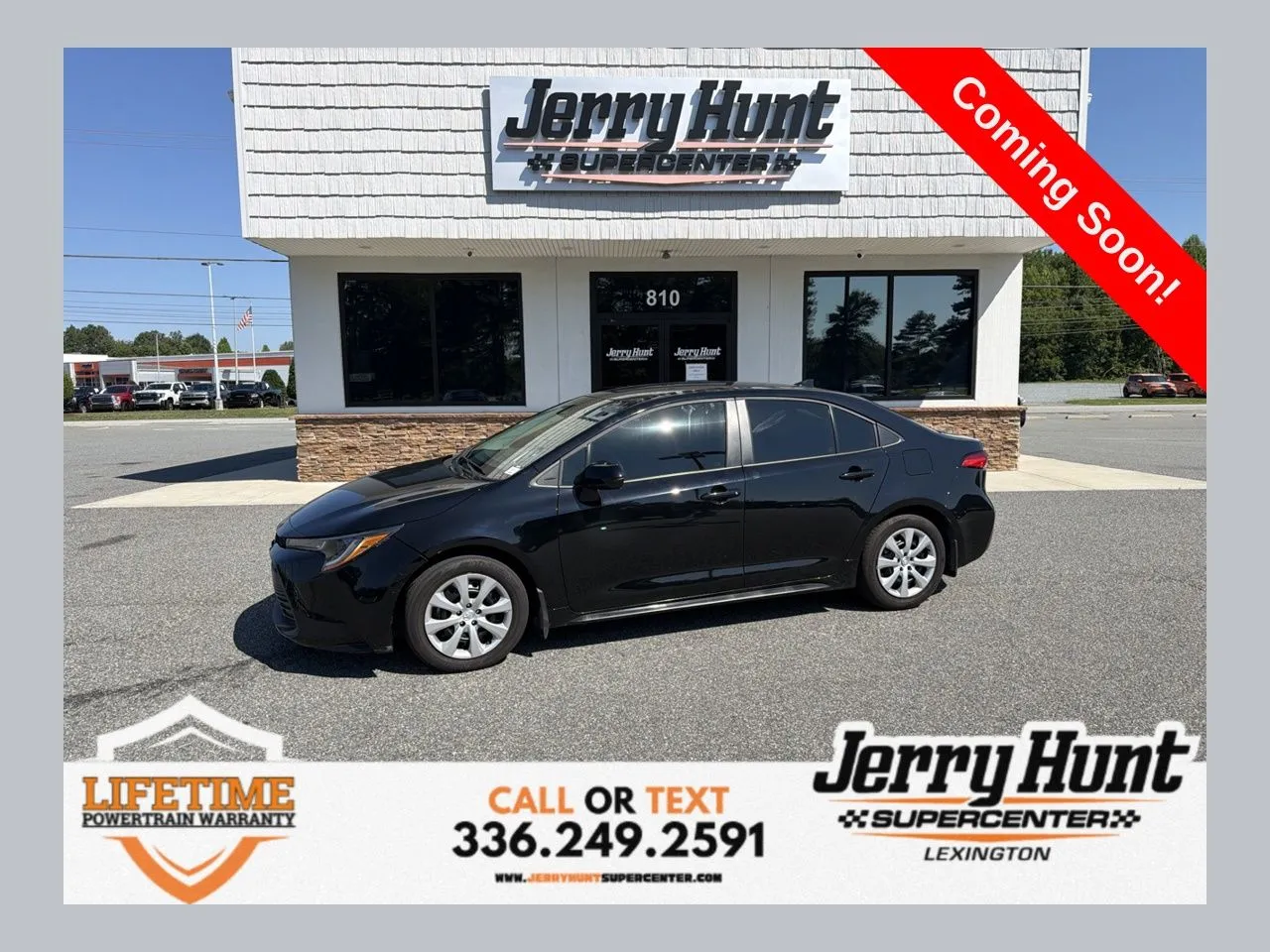 Black 2026 Toyota Corolla LE for sale in Lexington, NC