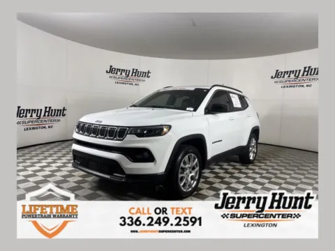 White 2024 Jeep Compass Latitude Lux for sale in Lexington, NC