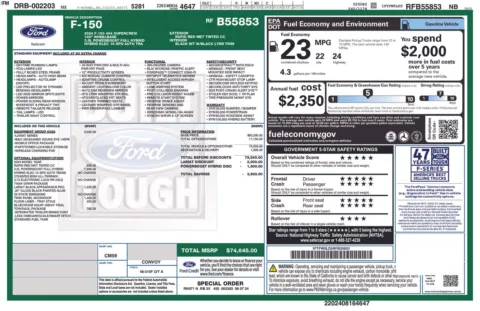 Another view of 2024 Ford F-150 Lariat for sale in Lexington, NC at Jerry Hunt Supercenter - Lexington