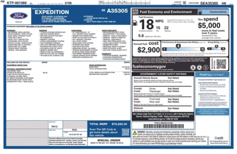 More photos of 2025 Ford Expedition Platinum at Jerry Hunt Supercenter - Lexington, NC