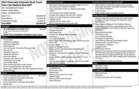 More photos of 2024 Chevrolet Colorado Work Truck at Jerry Hunt Supercenter - Lexington, NC