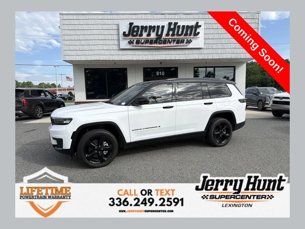 White 2023 Jeep Grand Cherokee L Altitude for sale in Lexington, NC
