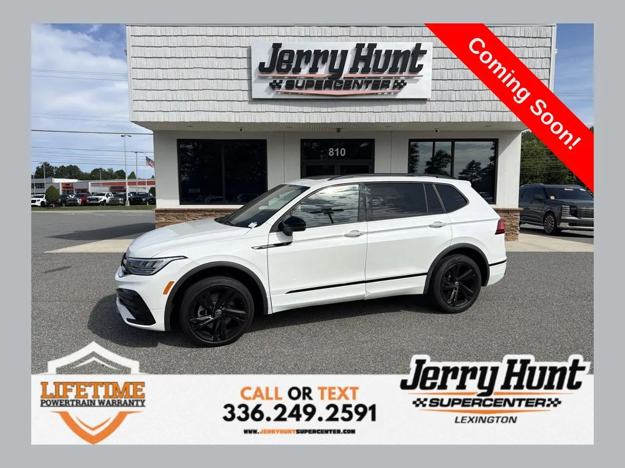 White 2024 Volkswagen Tiguan 2.0T SE R-Line Black for sale in Lexington, NC