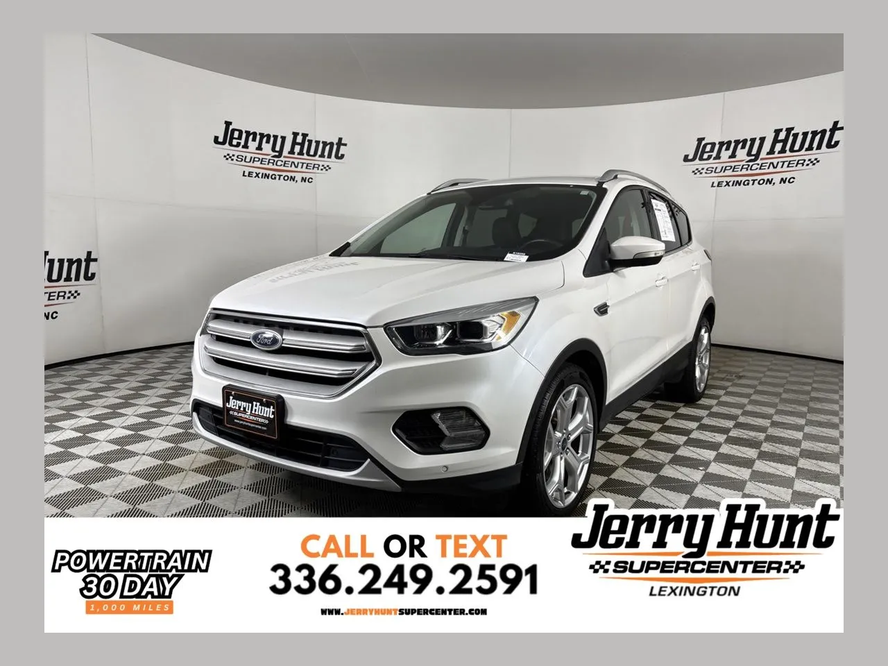 White 2019 Ford Escape Titanium for sale in Lexington, NC
