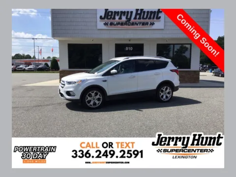 White 2019 Ford Escape Titanium for sale in Lexington, NC