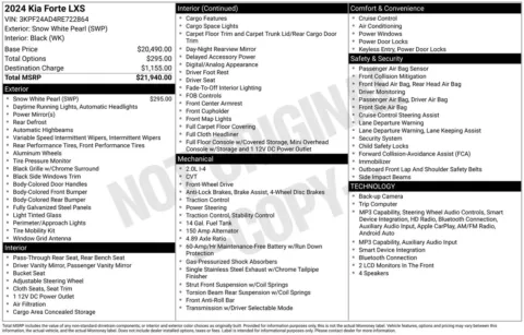 More photos of 2024 Kia Forte LXS at Jerry Hunt Supercenter - Lexington, NC