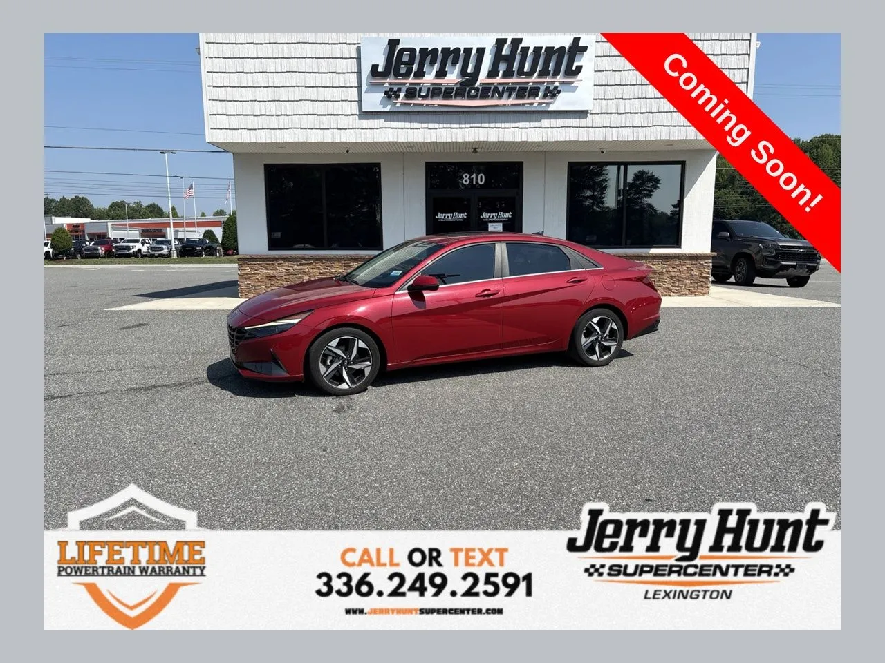 Red 2023 Hyundai Elantra Limited for sale in Lexington, NC