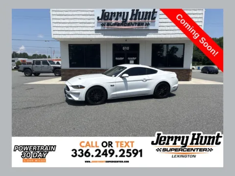 White 2019 Ford Mustang GT Premium for sale in Lexington, NC