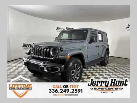 Gray 2024 Jeep Wrangler Sahara for sale in Lexington, NC