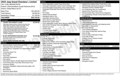 More photos of 2023 Jeep Grand Cherokee L Limited at Jerry Hunt Supercenter - Lexington, NC