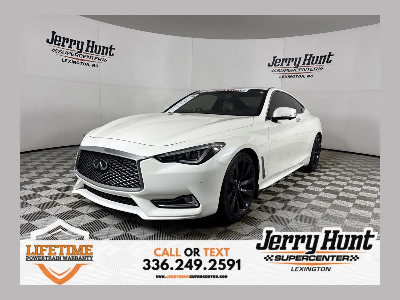 White 2022 INFINITI Q60 LUXE for sale in Lexington, NC