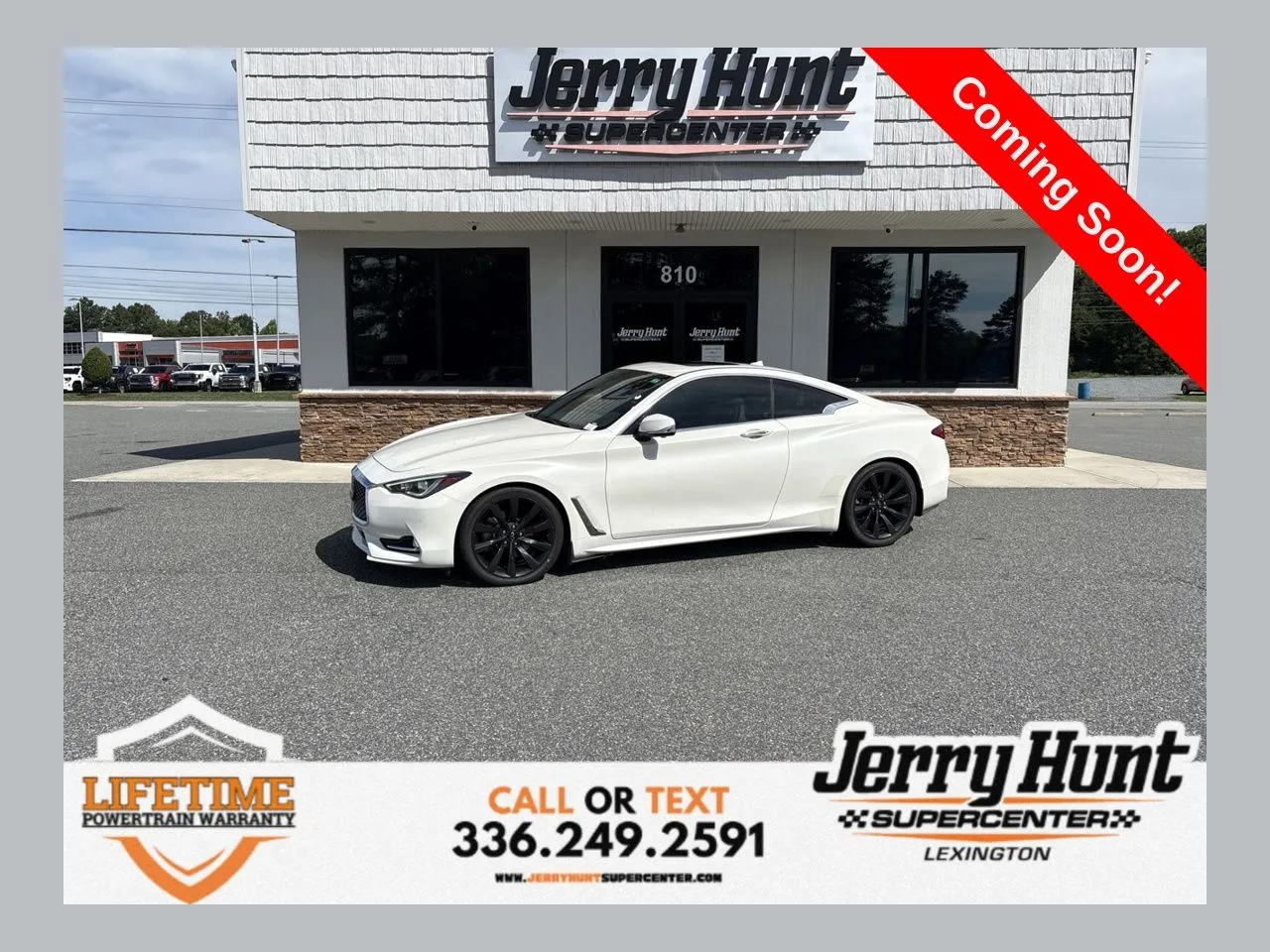 White 2022 INFINITI Q60 LUXE for sale in Lexington, NC