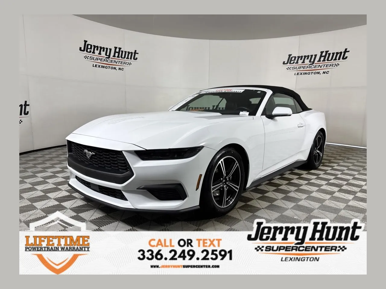 White 2025 Ford Mustang EcoBoost Premium for sale in Lexington, NC