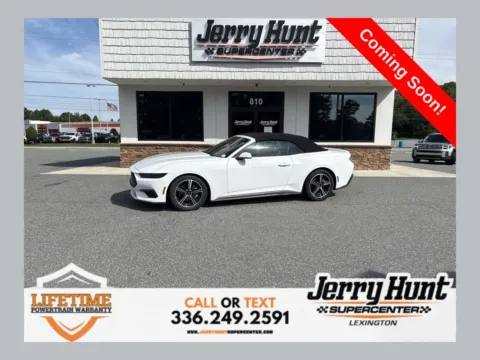 White 2025 Ford Mustang EcoBoost Premium for sale in Lexington, NC