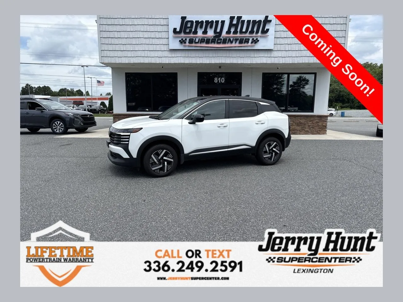 White 2025 Nissan Kicks SV for sale in Lexington, NC
