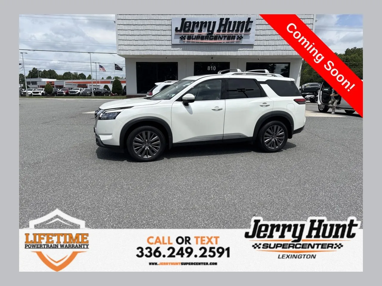 White 2023 Nissan Pathfinder SL for sale in Lexington, NC