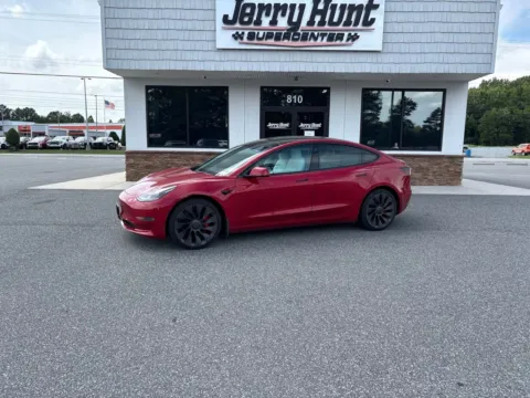 Red 2022 Tesla Model 3 Performance for sale in Lexington, NC