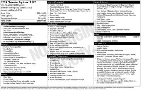 More photos of 2024 Chevrolet Equinox LT at Jerry Hunt Supercenter - Lexington, NC