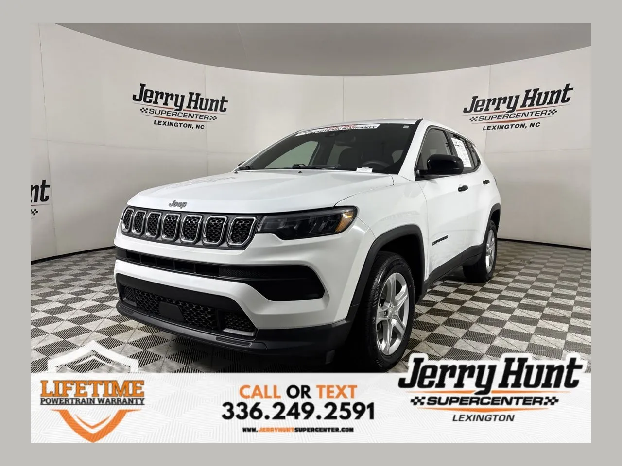 White 2023 Jeep Compass Sport for sale in Lexington, NC