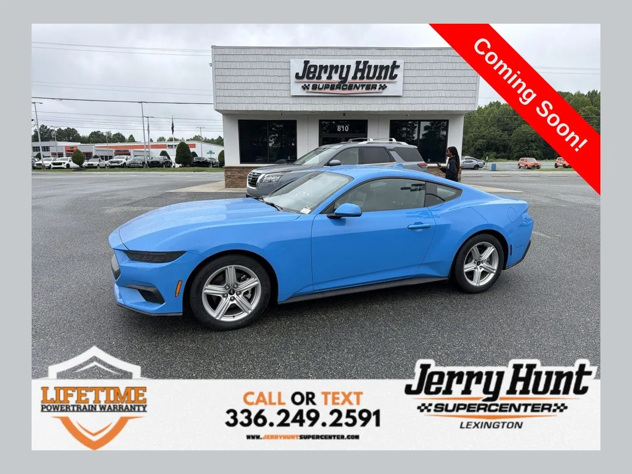 Blue 2026 Ford Mustang EcoBoost Premium for sale in Lexington, NC