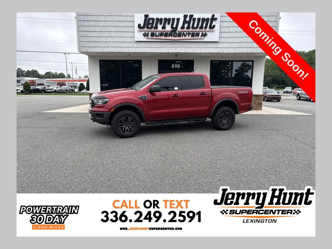 Red 2021 Ford Ranger XLT for sale in Lexington, NC
