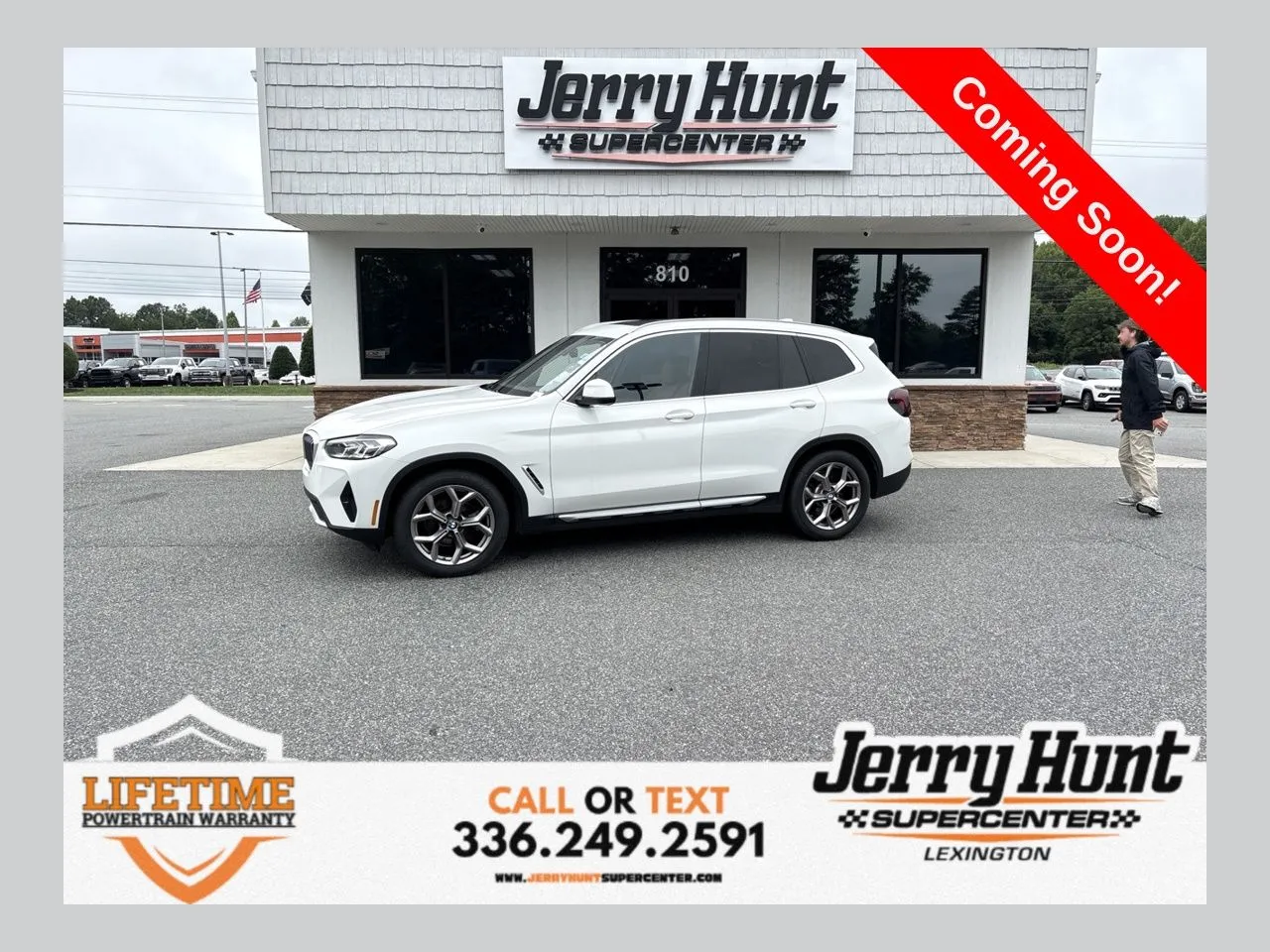 White 2023 BMW X3 xDrive30i for sale in Lexington, NC