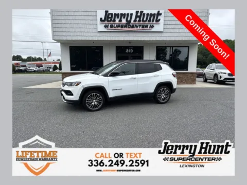 White 2023 Jeep Compass Limited for sale in Lexington, NC