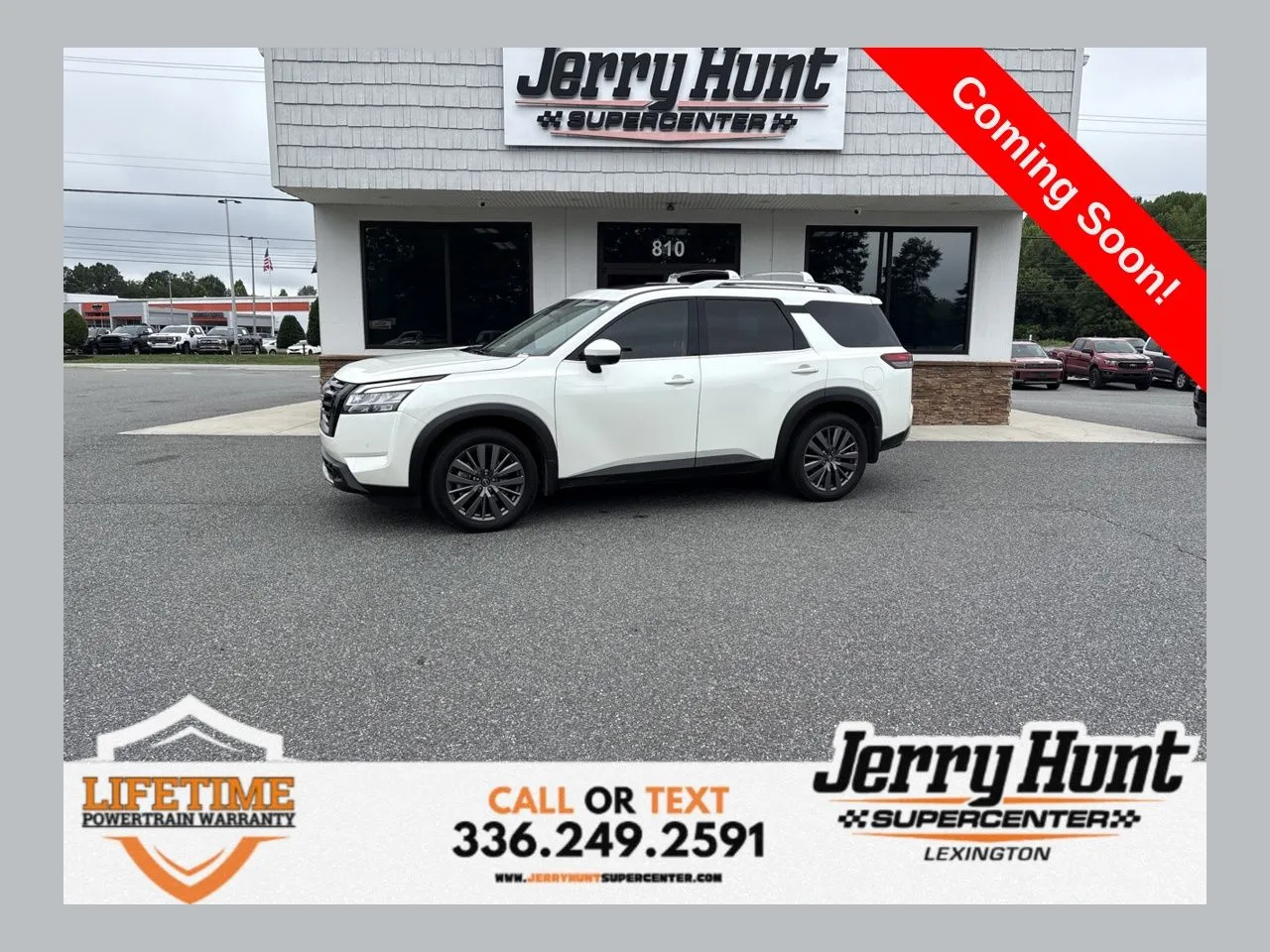 White 2024 Nissan Pathfinder SL for sale in Lexington, NC