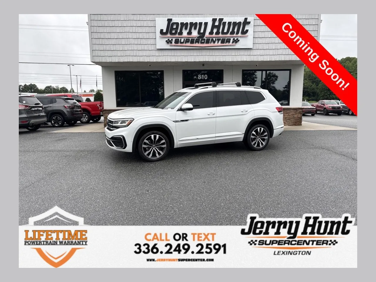 White 2023 Volkswagen Atlas 3.6L V6 SEL Premium R-Line for sale in Lexington, NC