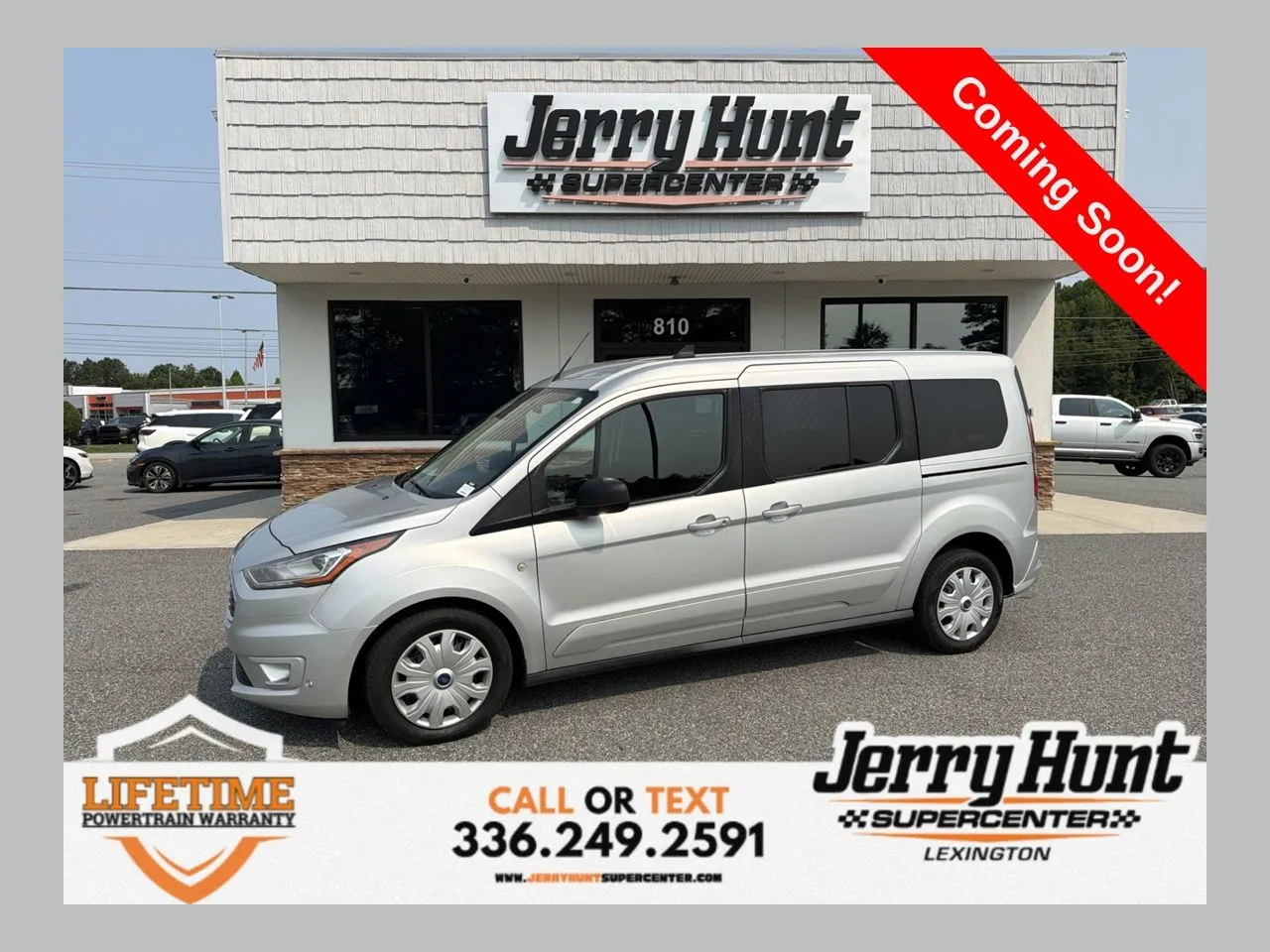 Silver 2022 Ford Transit Connect XLT for sale in Lexington, NC