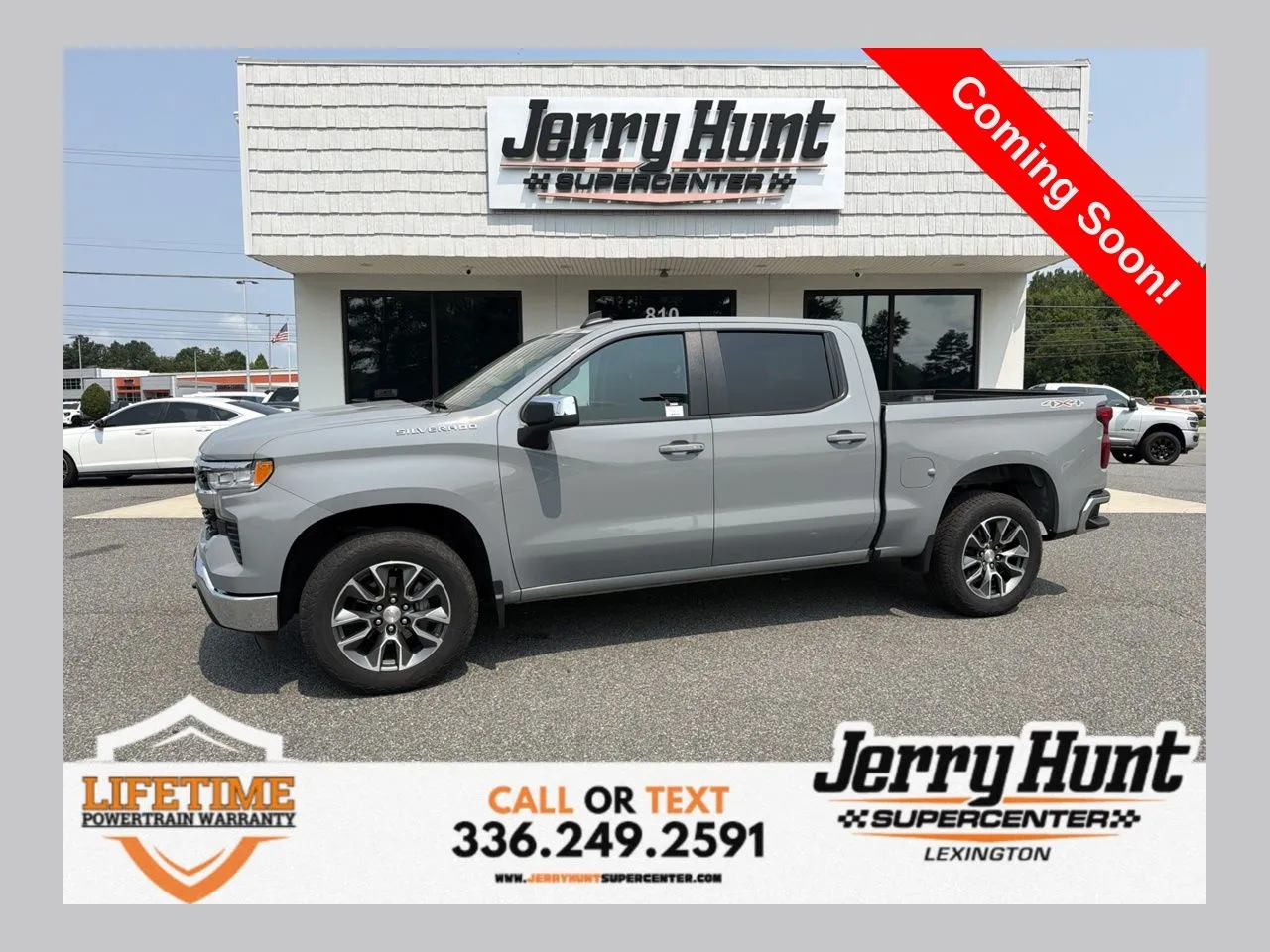Gray 2024 Chevrolet Silverado 1500 LT for sale in Lexington, NC