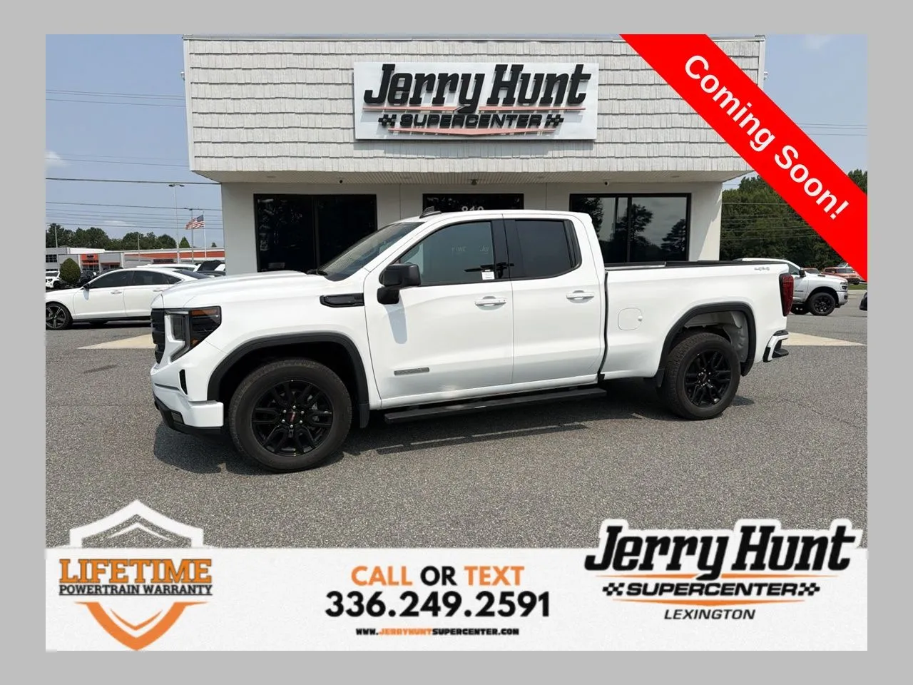 White 2023 GMC Sierra 1500 Elevation for sale in Lexington, NC