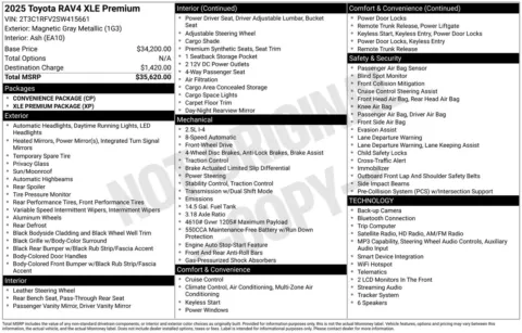 More photos of 2025 Toyota RAV4 XLE Premium at Jerry Hunt Supercenter - Lexington, NC