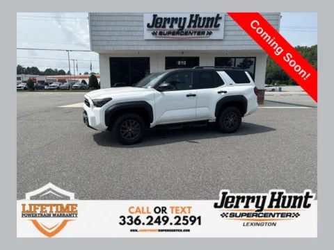 White 2025 Toyota 4Runner SR5 for sale in Lexington, NC