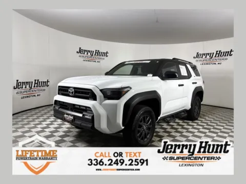 White 2025 Toyota 4Runner SR5 for sale in Lexington, NC