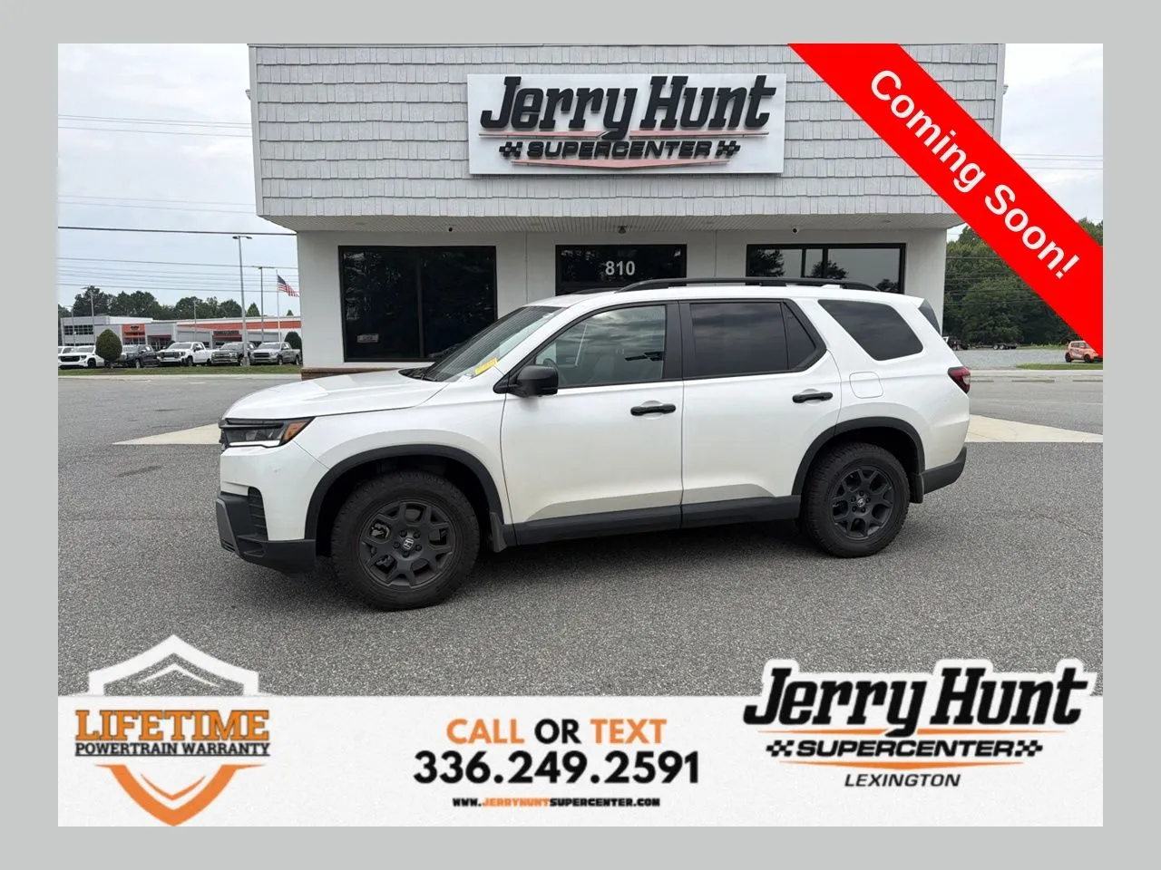 White 2026 Honda Pilot TrailSport for sale in Lexington, NC